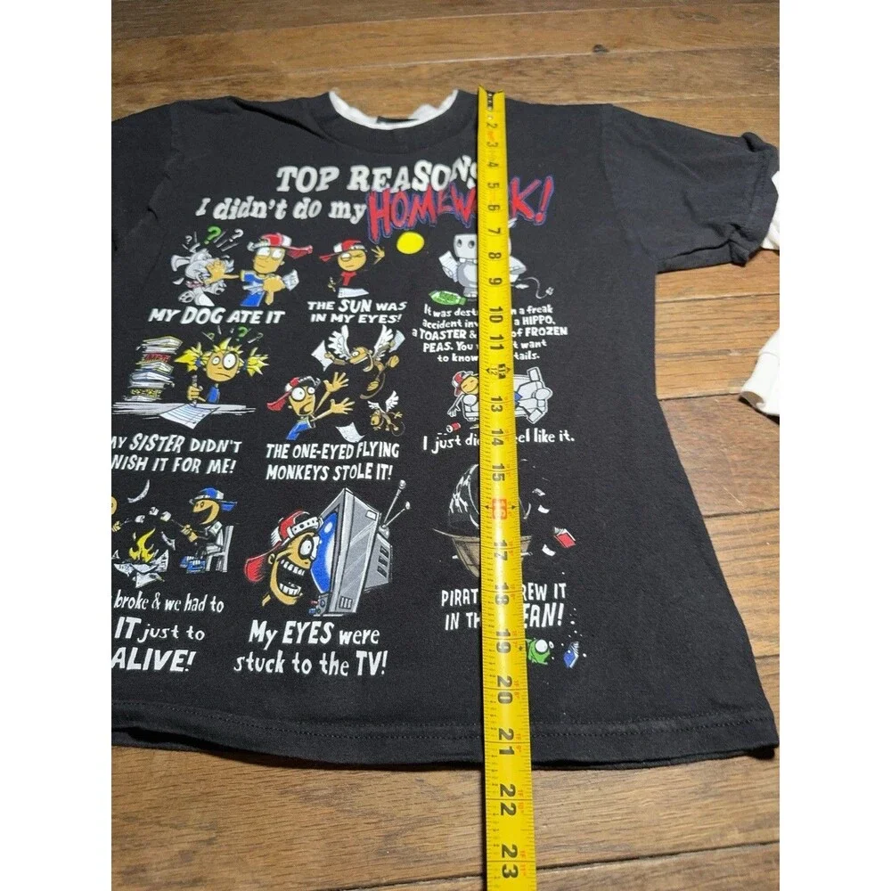 Hybrid Layered Gamer Cyber Punk Cringe Homework 2010's Graphic Top Teens Small